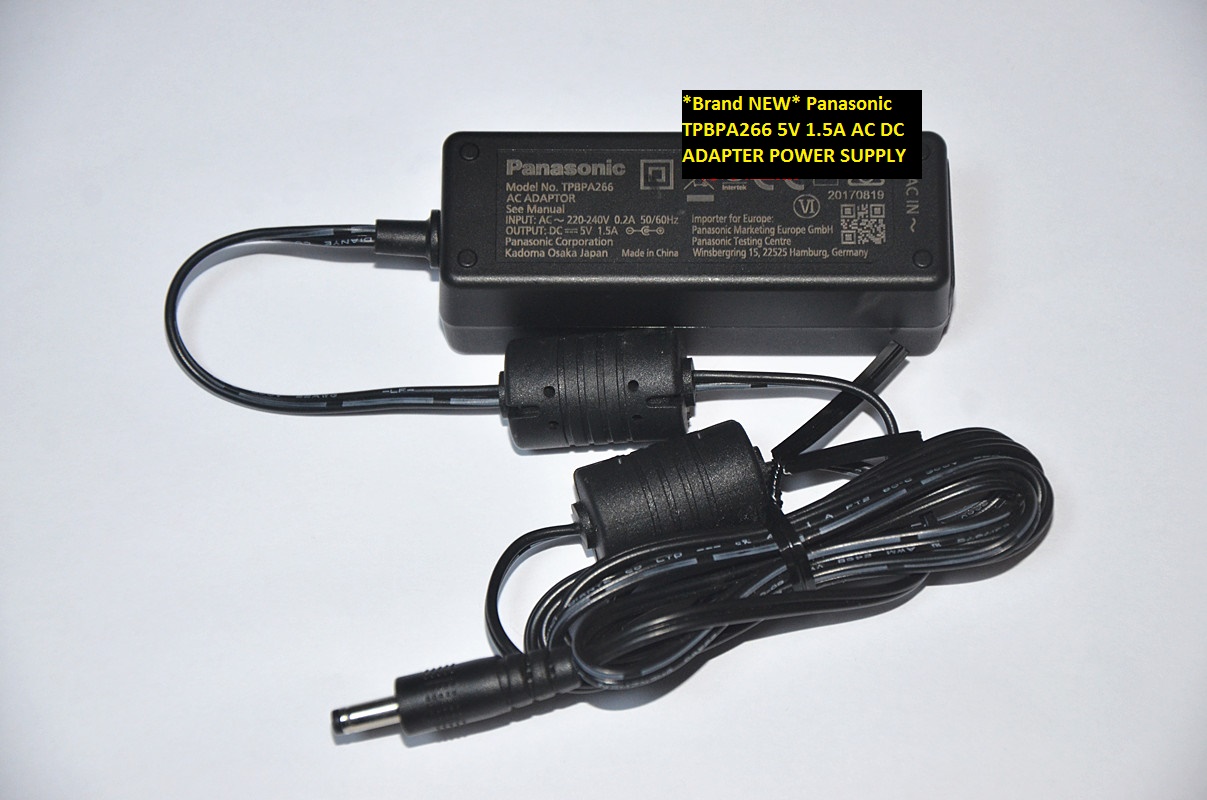 *Brand NEW* Panasonic TPBPA266 5V 1.5A AC DC ADAPTER POWER SUPPLY